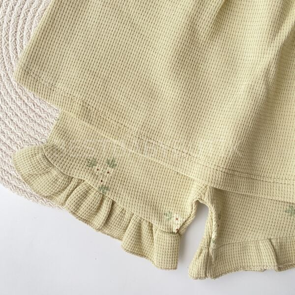 Çiçek Nakışlı  Robalı Pamuk Takım 18-24 AY