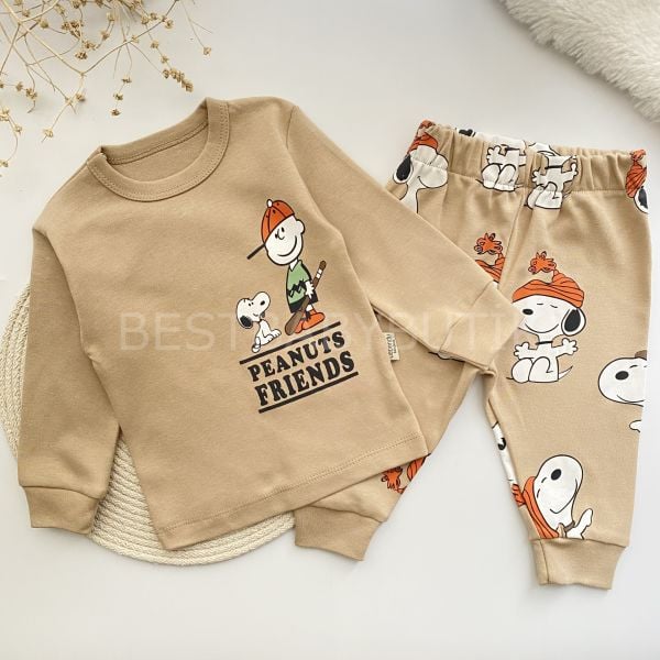 ERKEK BEBEK BASKILI PİJAMA TAKIMI