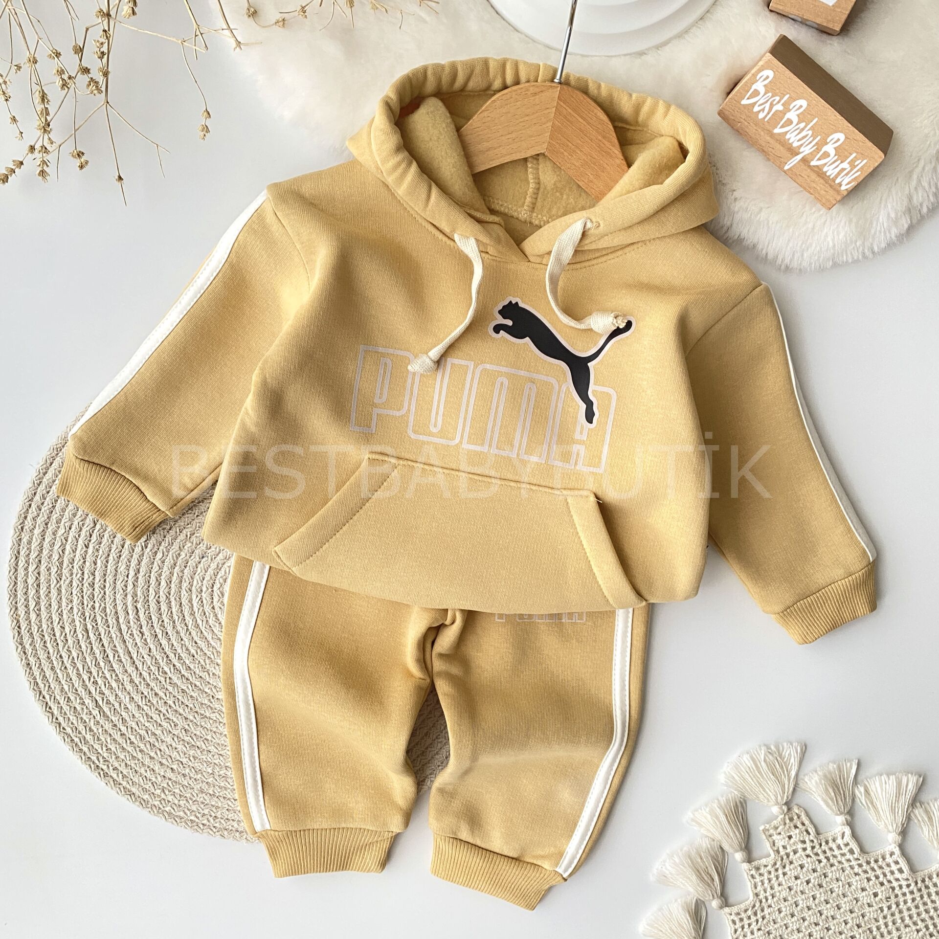 Puma Kapşonlu Şardonlu 2’Li Takım