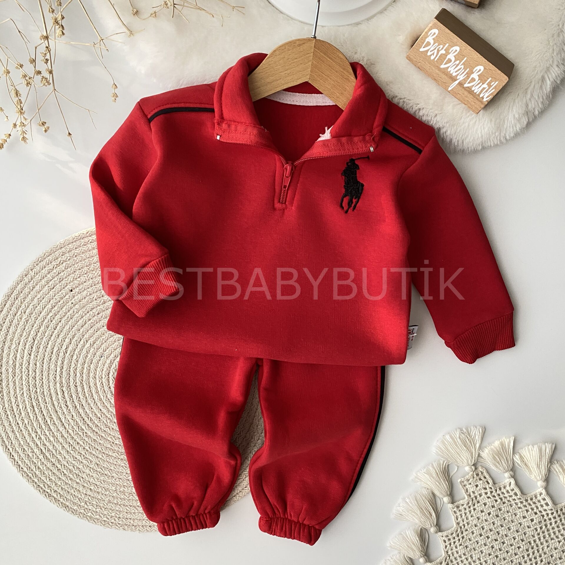 Uspa At Nakışlı Fermuarlı 2’Li Takım