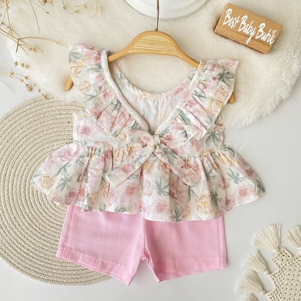 Bahar Çiçekleri Sırttan Bağlamalı 2’Li Takım 18-24 AY