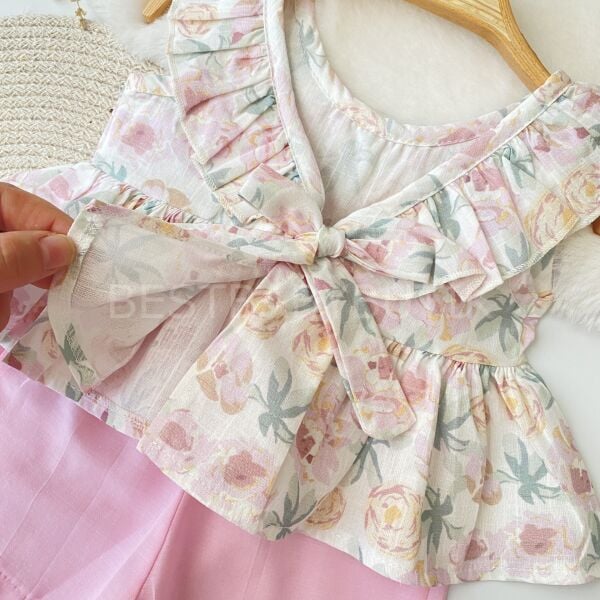 Bahar Çiçekleri Sırttan Bağlamalı 2’Li Takım 3-6 AY