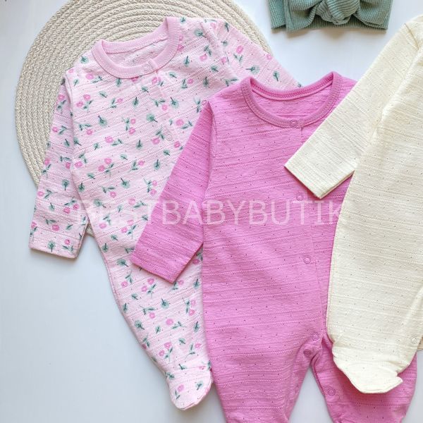 DÜZ PEMBE TULUM (1 ADET ) 3-6 AY