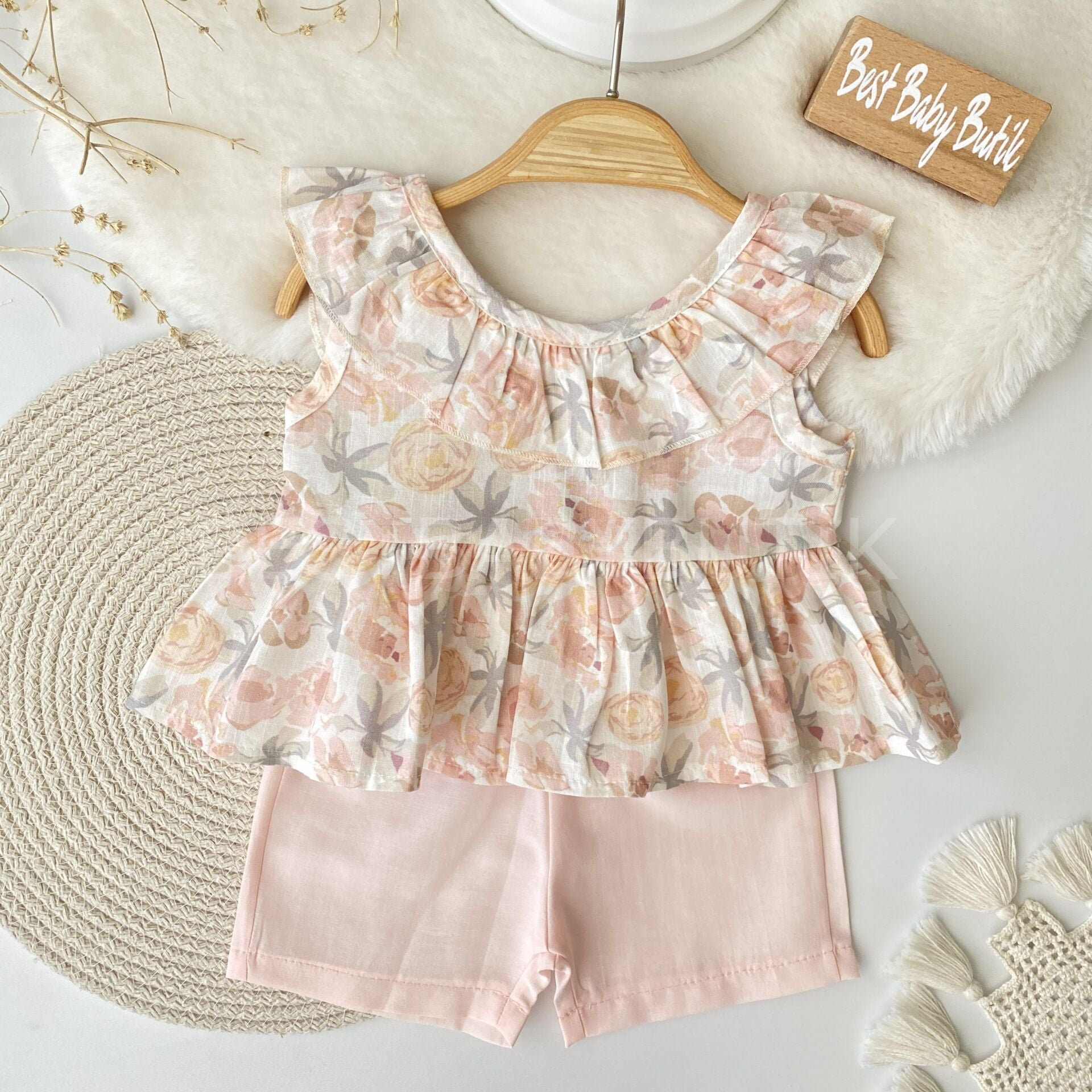 Bahar Çiçekleri Sırttan Bağlamalı 2’Li Takım 18-24 AY