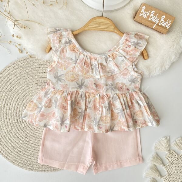 Bahar Çiçekleri Sırttan Bağlamalı 2’Li Takım