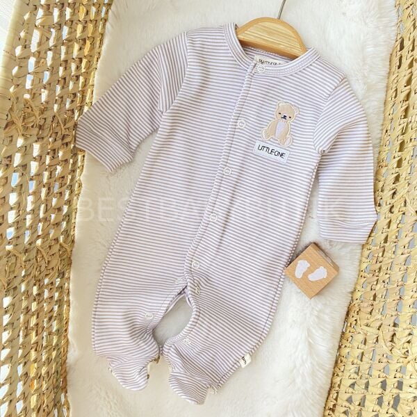 Ayıcıklı Yenidoğan 3’Lü Tulum Seti 0-3 AYLIK