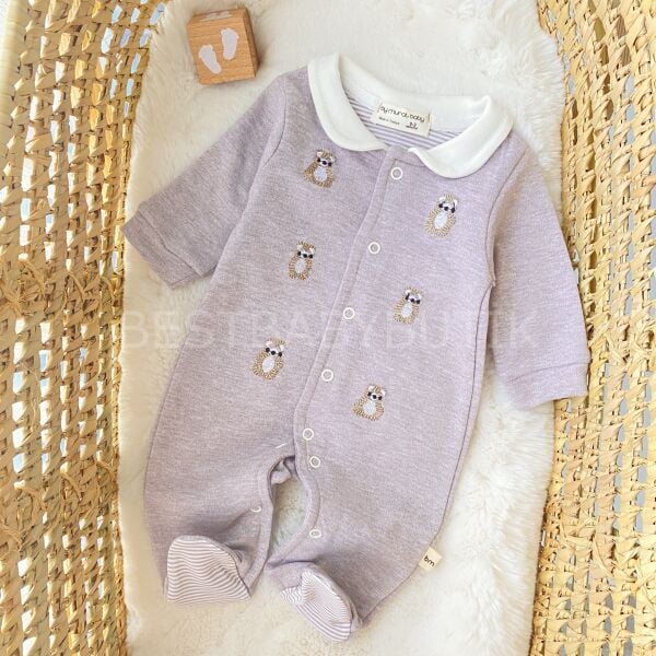 Ayıcıklı Yenidoğan 3’Lü Tulum Seti 0-3 AYLIK