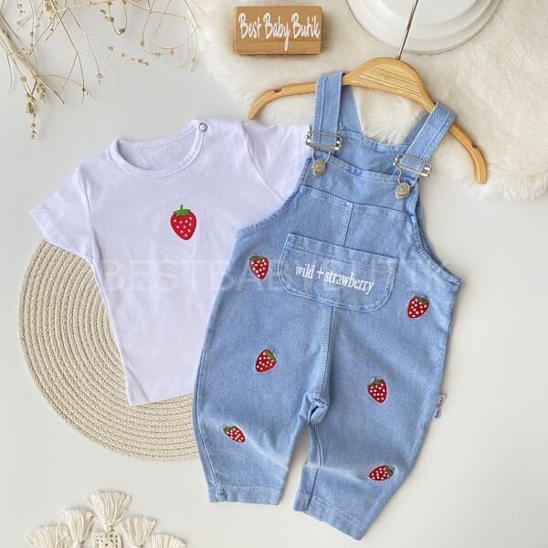 ÇİLEK NAKIŞLI BADİLİ TULUM