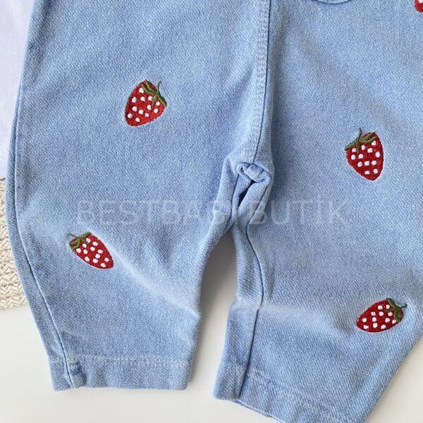 ÇİLEK NAKIŞLI BADİLİ TULUM 12-18 AY