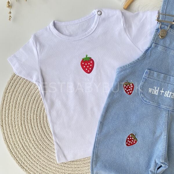 ÇİLEK NAKIŞLI BADİLİ TULUM 12-18 AY