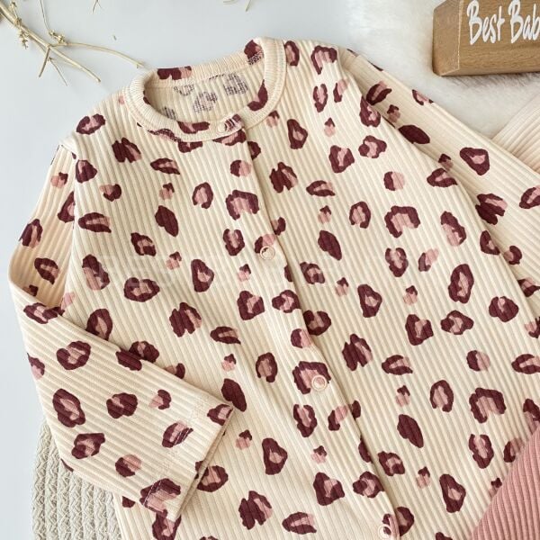 Kedicik Detaylı 3’Lü Fitilli Kaşkorse Tulum Seti 3-6 AY