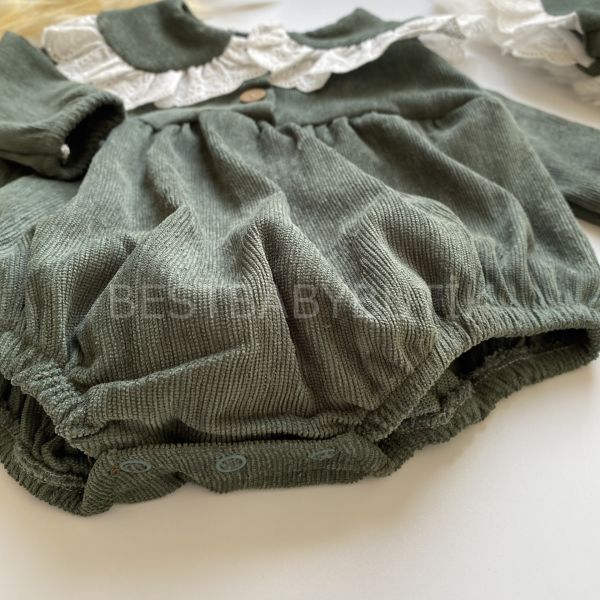 BELLA UZUN KOLLU ROMPER VE BERESİ