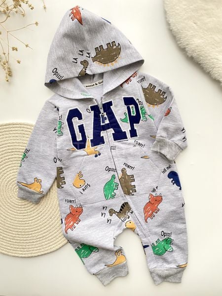 GAP DİNOZORLU KAPŞONLU FERMUARLI TULUM