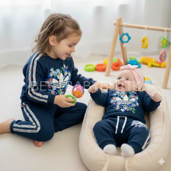 Premium Adidas Çiçekli Eşofman Takımı