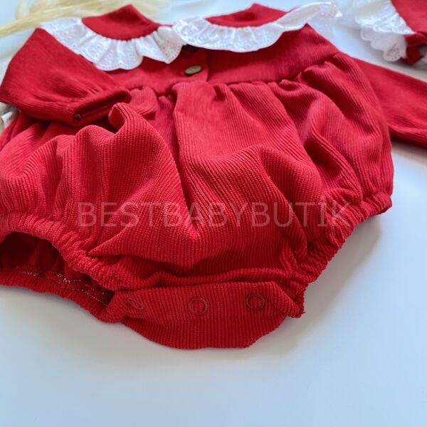 BELLA UZUN KOLLU ROMPER VE BERESİ