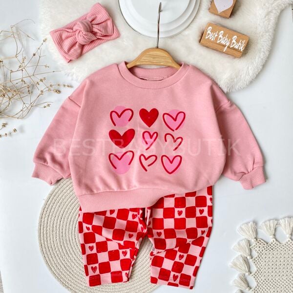 LOVELY KALPLİ OVERSİZE TAKIM 18-24 AY
