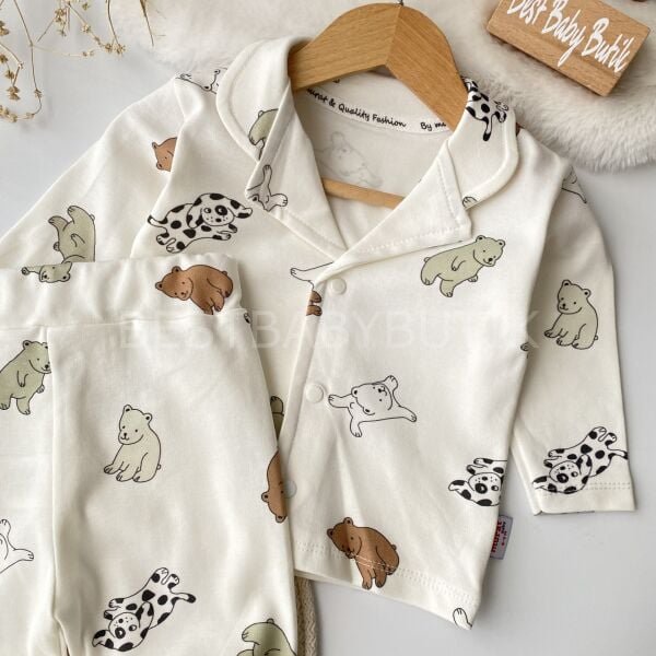 Sevimli Köpekcik %100 PAMUK Pijama Takımı