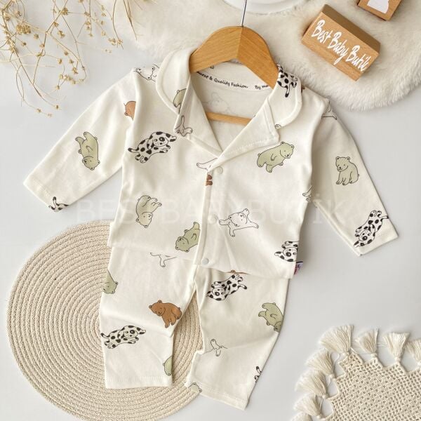 Sevimli Köpekcik %100 PAMUK Pijama Takımı