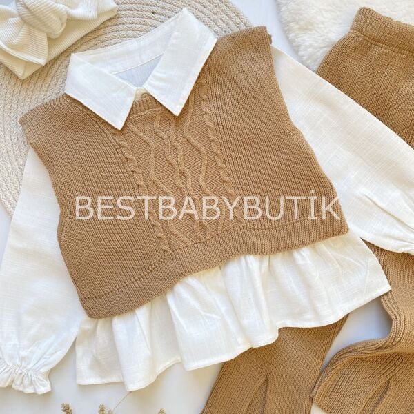 MİLA TRİKO CROP SÜVETERLİ 3’LÜ TAKIM