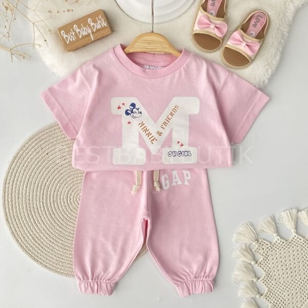 Premium Mickey Mause Sırt Baskılı Eşofman Takımı