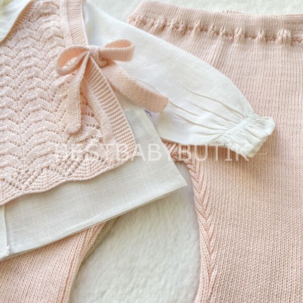 AMELİA SÜVETERLİ 3’LÜ TRİKO TAKIM 24 AY 92 CM