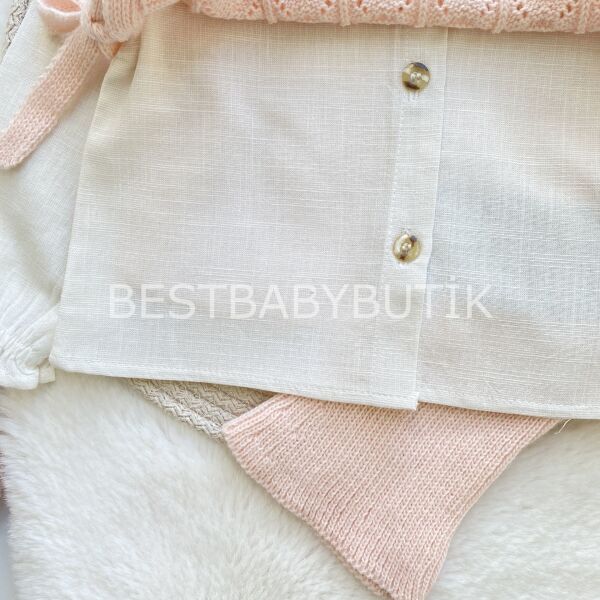 AMELİA SÜVETERLİ 3’LÜ TRİKO TAKIM 24 AY 92 CM