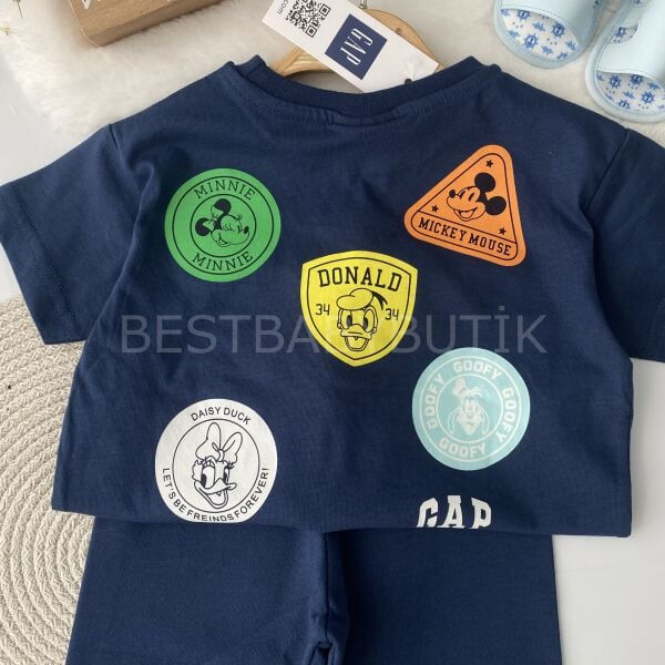 Premium Mickey Mause Sırt Baskılı Eşofman Takımı 6-9 AY