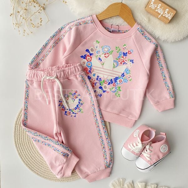 Premium Adidas Çiçekli Eşofman Takımı