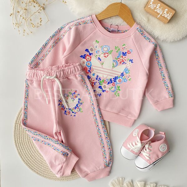 Premium Adidas Çiçekli Eşofman Takımı