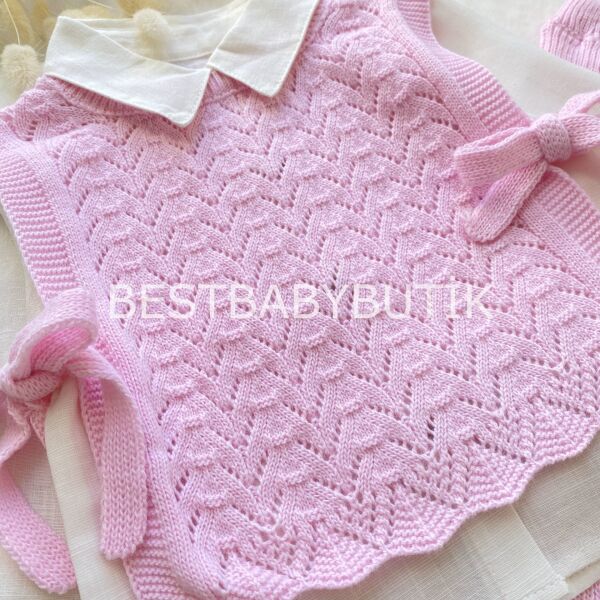 AMELİA SÜVETERLİ 3’LÜ TRİKO TAKIM 12 AY 80 CM