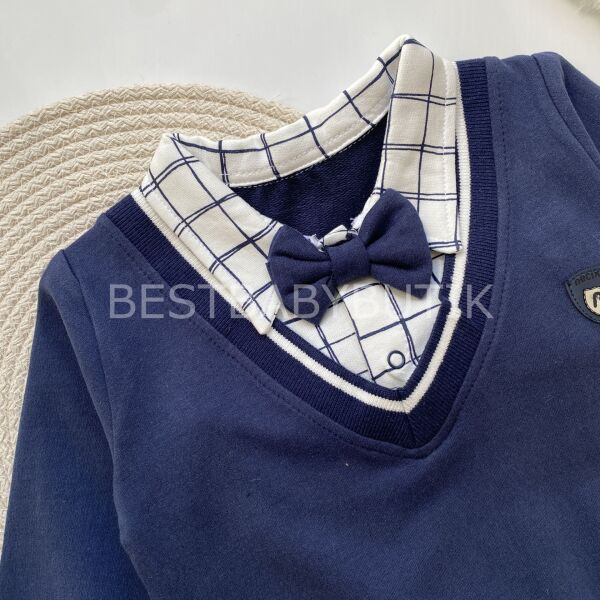 REVA PAPYON GÖMLEK YAKA DETAYLI 2’Lİ TAKIM