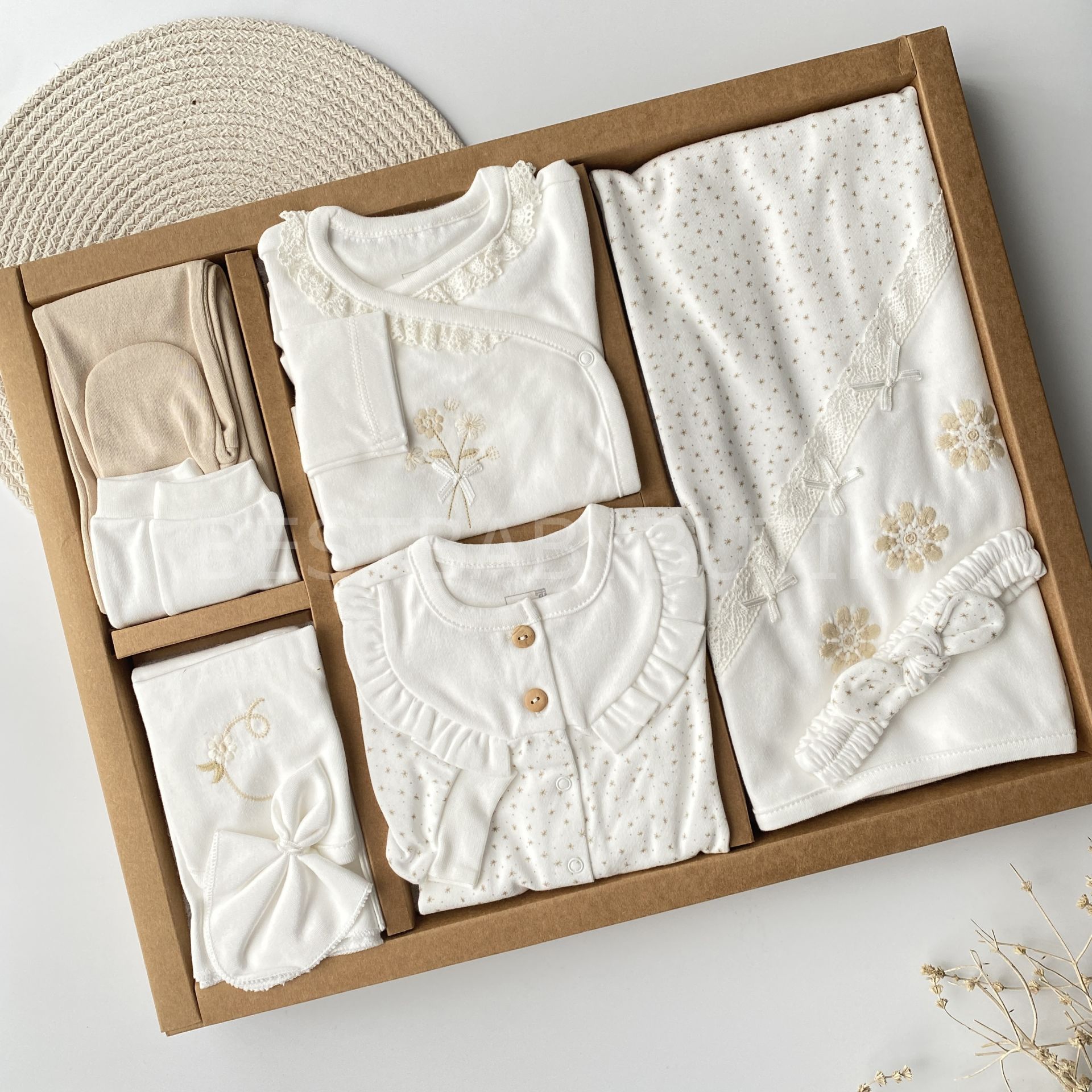 Caramel Premium Organik 10 Parça Hastane Çıkışı Seti
