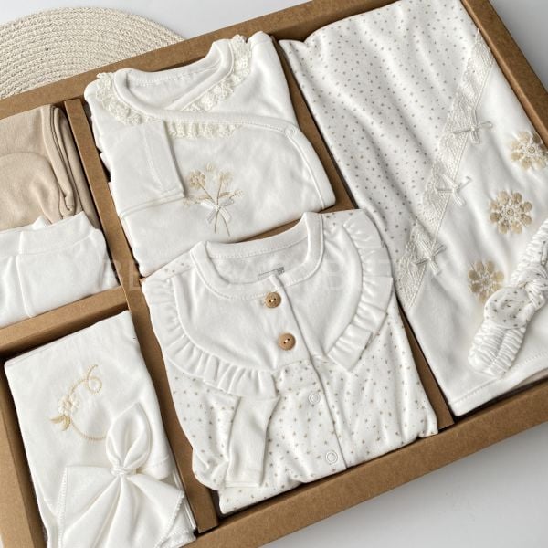 Caramel Premium Organik 10 Parça Hastane Çıkışı Seti