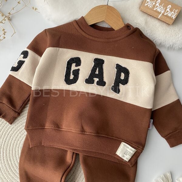 GAP Yazı Detaylı Şardonlu Eşofman Takımı