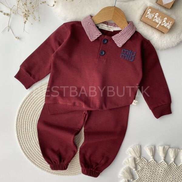 MUI MUI Polo Yaka Detaylı 2’Li Mevsimlik Takım