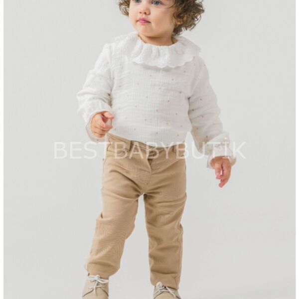 Elsa Triko Süveterli Keten Pantolonlu Premium 3’Lü Takım