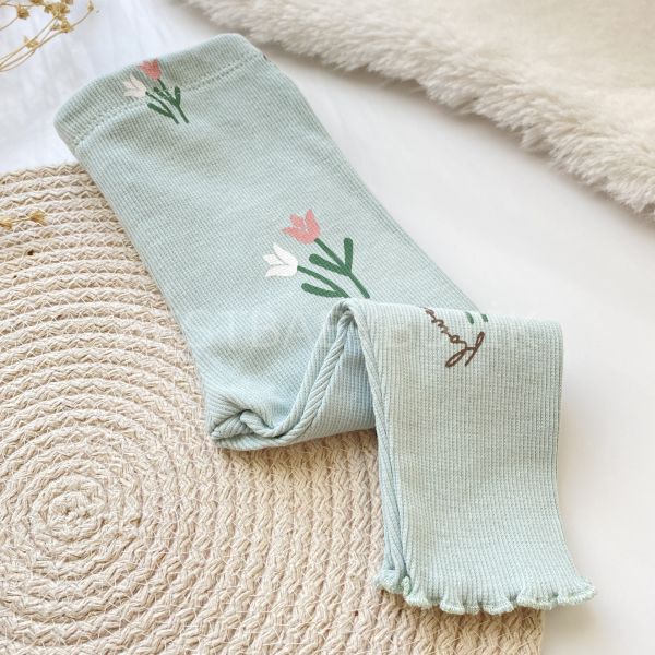 FLOWERS LALELİ FIRFIR DETAYLI 2’Lİ ALT ÜST TAKIM