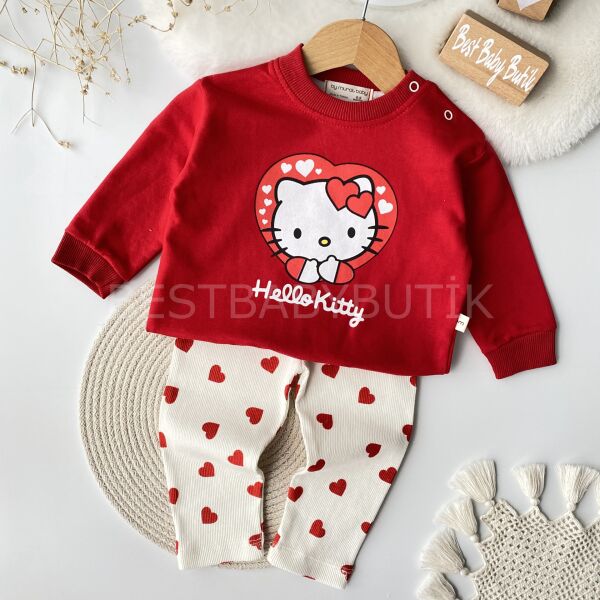 Hello Kitty Kalpli Mevsimlik Takım 6-9 AY
