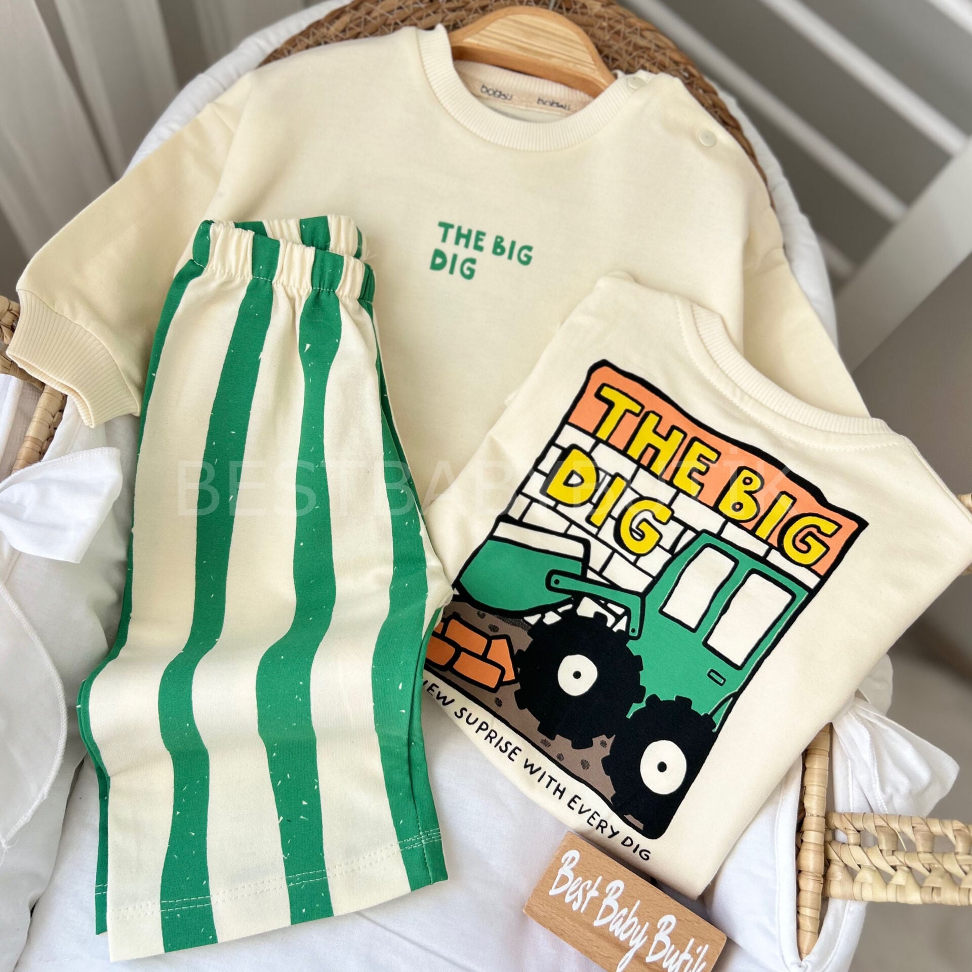 The Big Dıg Sırt Baskılı Pinterest Takım 18-24 AY
