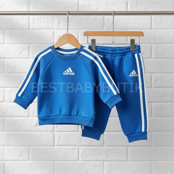 ADİDAS YAZI BASKILI A KALİTE EŞOFMAN TAKIMI -ŞARDONLU-