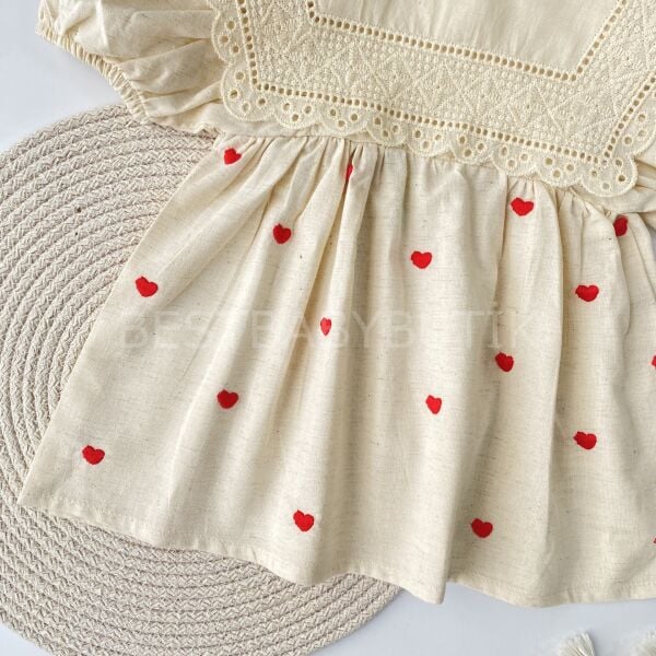Lovely Kalpli Yaka Detaylı Elbise 3-6 AY