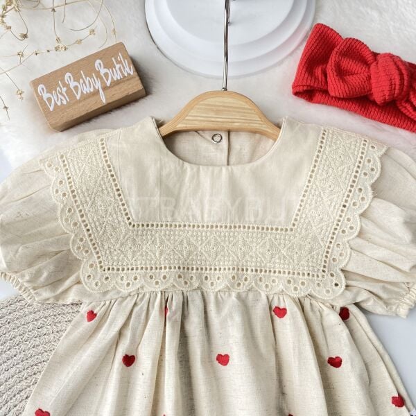 Lovely Kalpli Yaka Detaylı Elbise 3-6 AY