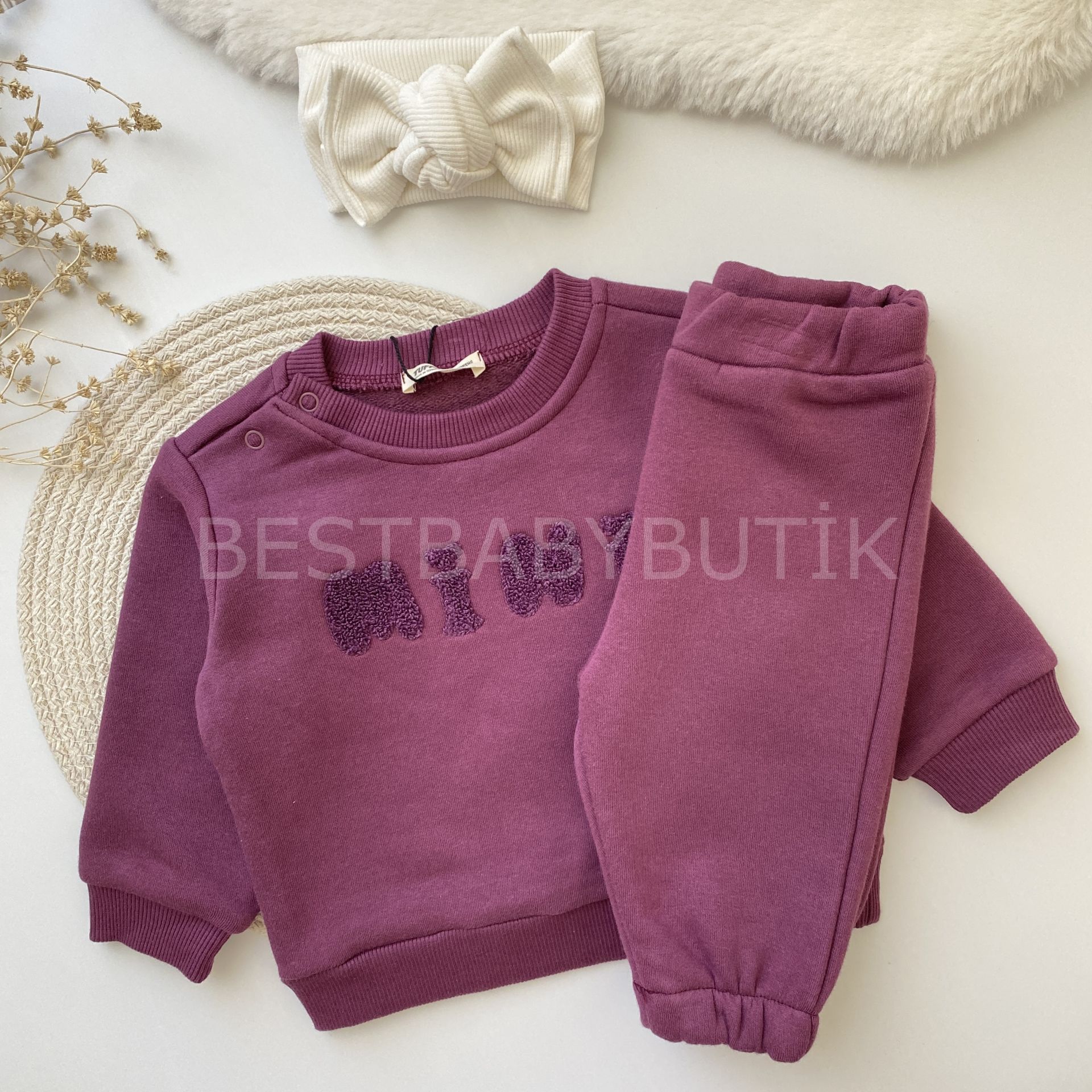MİNİ PANÇ YAZI DEYALI ŞARDONLU 2’Lİ ALT ÜST TAKIM