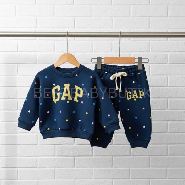 Premium GAP Renkli Kalpli Eşofman Takımı