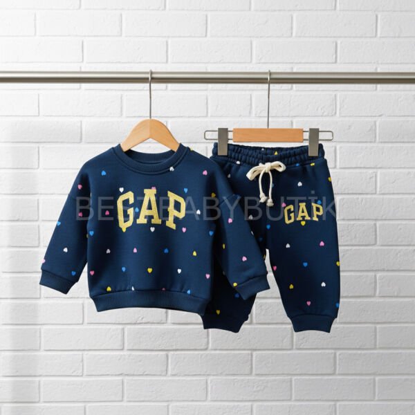 Premium GAP Renkli Kalpli Eşofman Takımı