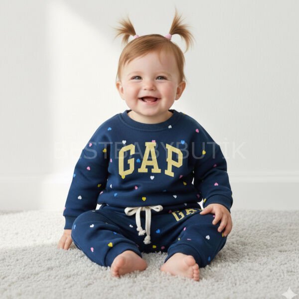 Premium GAP Renkli Kalpli Eşofman Takımı