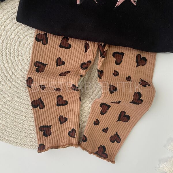 Leopar Desenli Bandanalı 3’Lü Alt Üst Takım