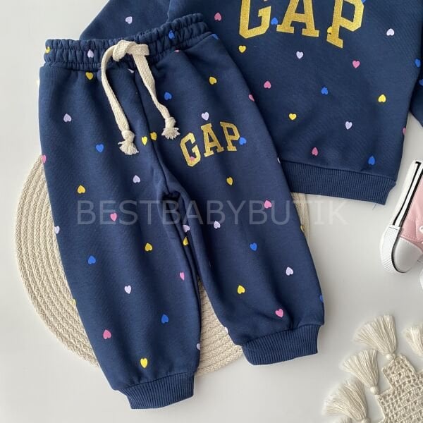 Premium GAP Renkli Kalpli Eşofman Takımı