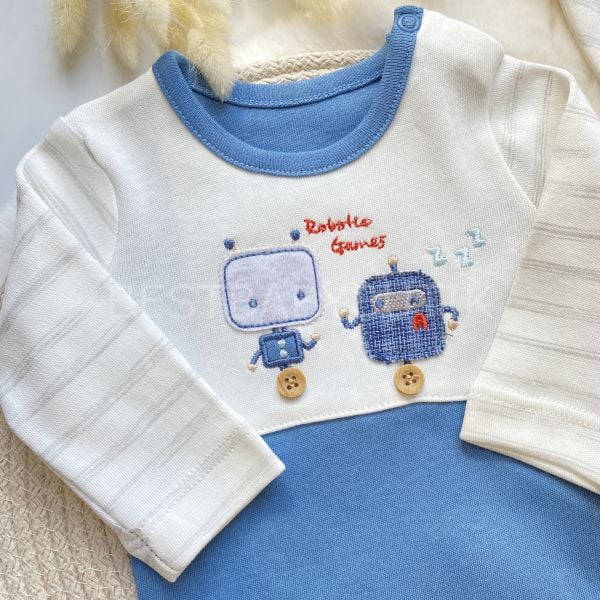 ROBOT ÇİZGİ  DETAYLI ÖNLÜKLÜ 3’LÜ TAKIM