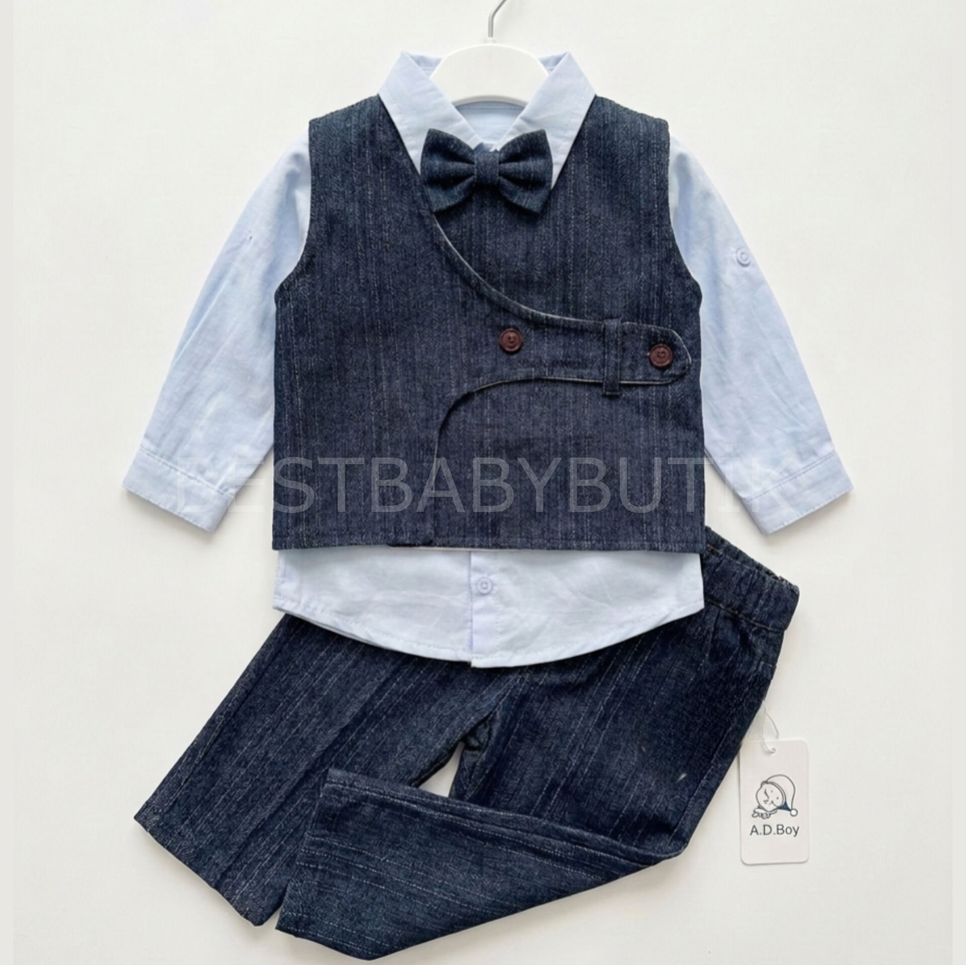 Papyon ve Yelekli 3’Lü Takım 9-12 AY